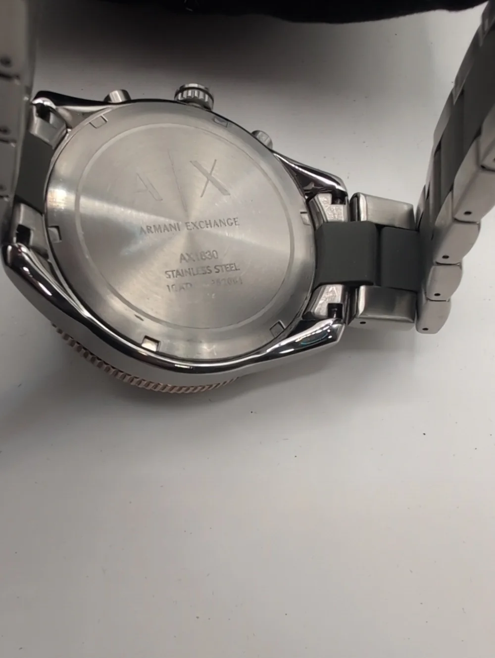 Armani Exchange AX1830 Green/Gold Watch Has Extra Links.